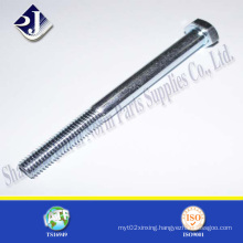 Round Head Bolt with Slotting Zinc Plated